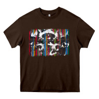 Chocolate Brown cowhide, leopard serape backgraund Heavy Core Tee - JahusDesignShop