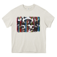 Cream cowhide, leopard serape backgraund Heavy Core Tee - JahusDesignShop