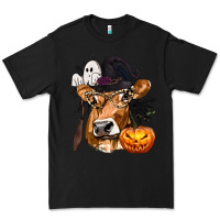 Black Boo Heifer Cow Halloween Premium Tee - texasbilliewilder