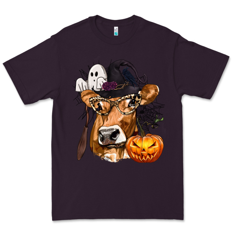 Boo Heifer Cow Halloween Premium Tee by texasbilliewilder | Teevron