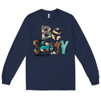 Navy Be Salty Matthew 5:13 Long Sleeve Tee - FaDigitalArtStudio