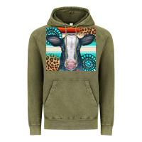Vintage Olive Cow Tumbler Vintage Hoodie - CowCowDesign