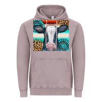 Vintage Zinc Cow Tumbler Vintage Hoodie - CowCowDesign