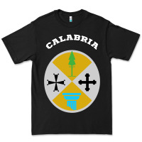 Calabria Coat Of Arms  Flag Souvenir Italy Premium Tee | Teevron
