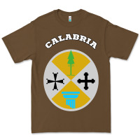 Cacao Calabria Coat of arms  Flag souvenir Italy Premium Tee - longCreatives