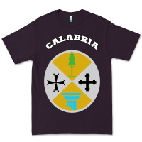 Plum Calabria Coat of arms  Flag souvenir Italy Premium Tee - longCreatives