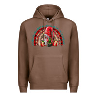 Chestnut Christmas Gnome Premium Hoodie - CowhideDigitalArt
