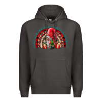 Smoke Christmas Gnome Premium Hoodie - CowhideDigitalArt
