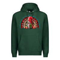 Sports Green Christmas Gnome Premium Hoodie - CowhideDigitalArt
