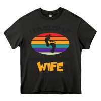 Asphalt I Leveled Up From Wife To Mommy Heavy Core Tee - Bettercallsaul