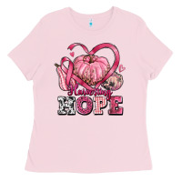 Bubblegum Pink harvesting hope Ladies Tee - texasbilliewilder