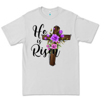 Dove Grey he is risen matthew 28 6 Premium Tee - Jasminsmagicworld