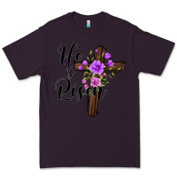 Plum he is risen matthew 28 6 Premium Tee - Jasminsmagicworld