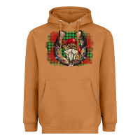 Meerkat christmas horseshoe bull skull Heavyweight Hoodie - BarkalooDesign
