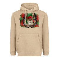 Mushroom christmas horseshoe bull skull Heavyweight Hoodie - BarkalooDesign