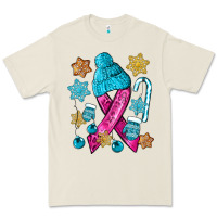 Bone winter breast cancer ribbon Premium Tee - NancyCooperArtShop