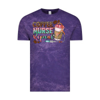Cloud Purple coffee nurse repeat Vintage Tee - CowGirlArtShop