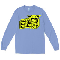 Colony Blue may the 4th be with you Long Sleeve Tee - longCreatives