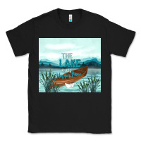 Black the lake is my happy place Classic Tee - TumblerDesignByShophia