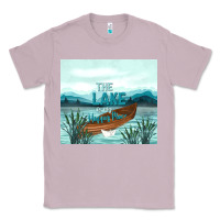 Lilac the lake is my happy place Classic Tee - TumblerDesignByShophia