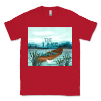 Red the lake is my happy place Classic Tee - TumblerDesignByShophia