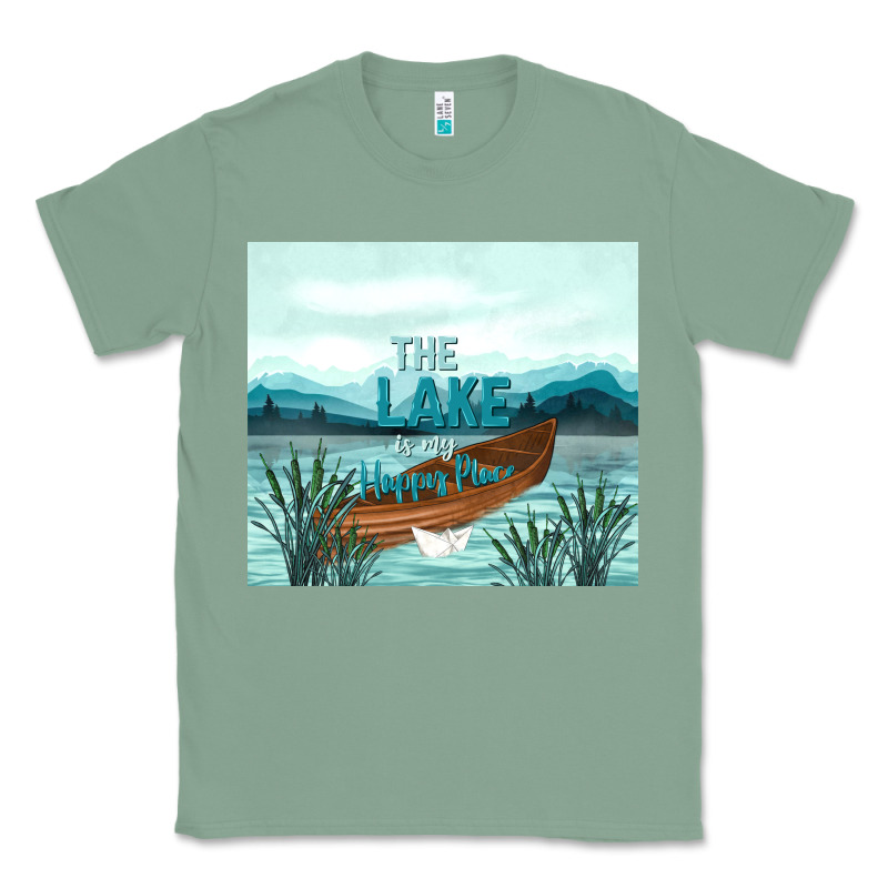The Lake Is My Happy Place Classic Tee by TumblerDesignByShophia | Teevron