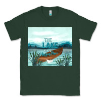 Sports Green the lake is my happy place Classic Tee - TumblerDesignByShophia
