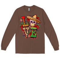 Chestnut Cinco de mayo love Long Sleeve Tee - FaDigitalArtStudio