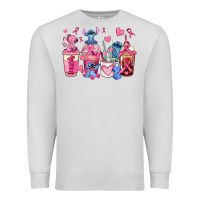 Dove Grey breast cancer stitch coffee cups Premium Sweatshirt - AdoDesignShop