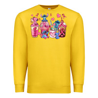 Lemon breast cancer stitch coffee cups Premium Sweatshirt - AdoDesignShop
