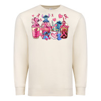 Sandshell breast cancer stitch coffee cups Premium Sweatshirt - AdoDesignShop