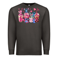 Smoke breast cancer stitch coffee cups Premium Sweatshirt - AdoDesignShop