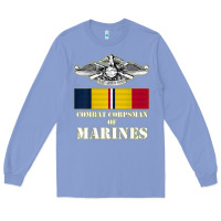 Colony Blue Eagle FMF Corpsman 8404 T Back Design Long Sleeve Tee - longCreatives