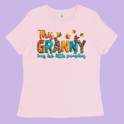 Customized This Granny Loves Her Little Pumpkins Ladies Tee Designed By Texasbilliewilder