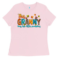 Bubblegum Pink customized this granny loves her little pumpkins Ladies Tee - texasbilliewilder