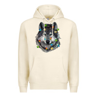 Tofu Christmas with wolf Premium Hoodie - RanaPortraitStore