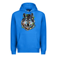 True Royal Christmas with wolf Premium Hoodie - RanaPortraitStore