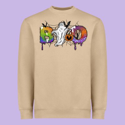 Boo Heavyweight Sweatshirt Designed By Sublimationcraftshop