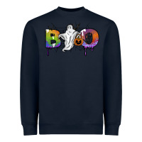 Navy Boo Heavyweight Sweatshirt - SublimationCraftShop