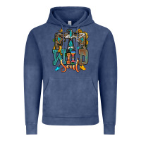 Vintage Denim western wild soul Vintage Hoodie - OliviaCreatesArt