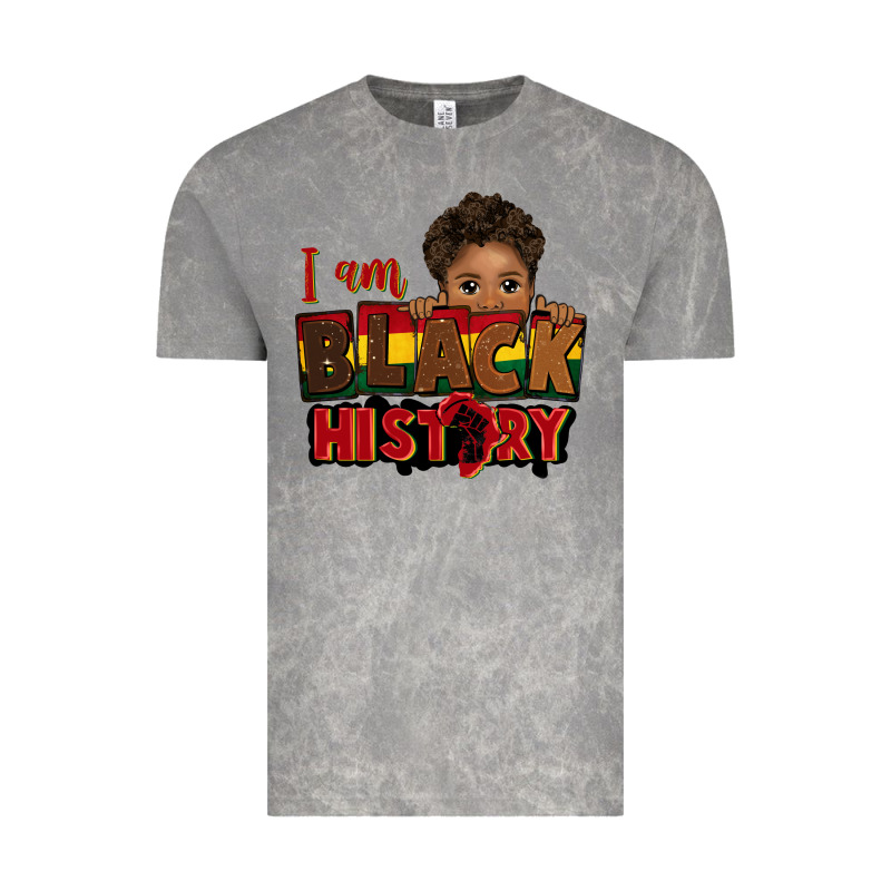 I Am Black History Black Boy Peekaboo Juneteenth Vintage Tee by CowGirlArtShop | Teevron