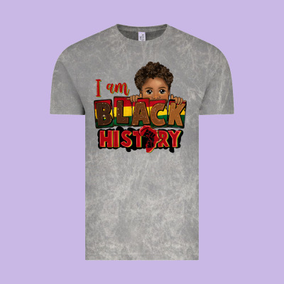 I Am Black History Black Boy Peekaboo Juneteenth Vintage Tee Designed By Cowgirlartshop