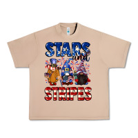 Stars And Stripes Gnomes 4th Of July Urban Heavy Tee | Teevron