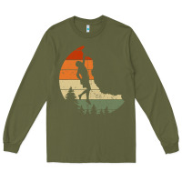 Army Green Retro Rock Climbing Vintage Climber Long Sleeve Tee - longCreatives