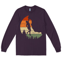 Plum Retro Rock Climbing Vintage Climber Long Sleeve Tee - longCreatives