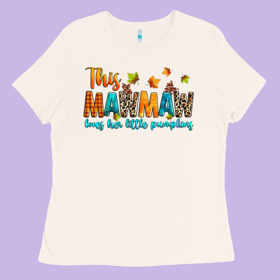 Customized This Mawmaw Loves Her Little Pumpkins Ladies Tee Designed By Texasbilliewilder