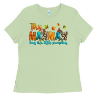 Matcha customized this mawmaw loves her little pumpkins Ladies Tee - texasbilliewilder