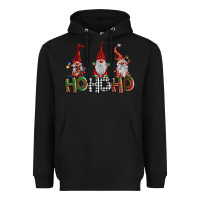 Black ho ho. ho gnomes Heavyweight Hoodie - BarkalooDesign