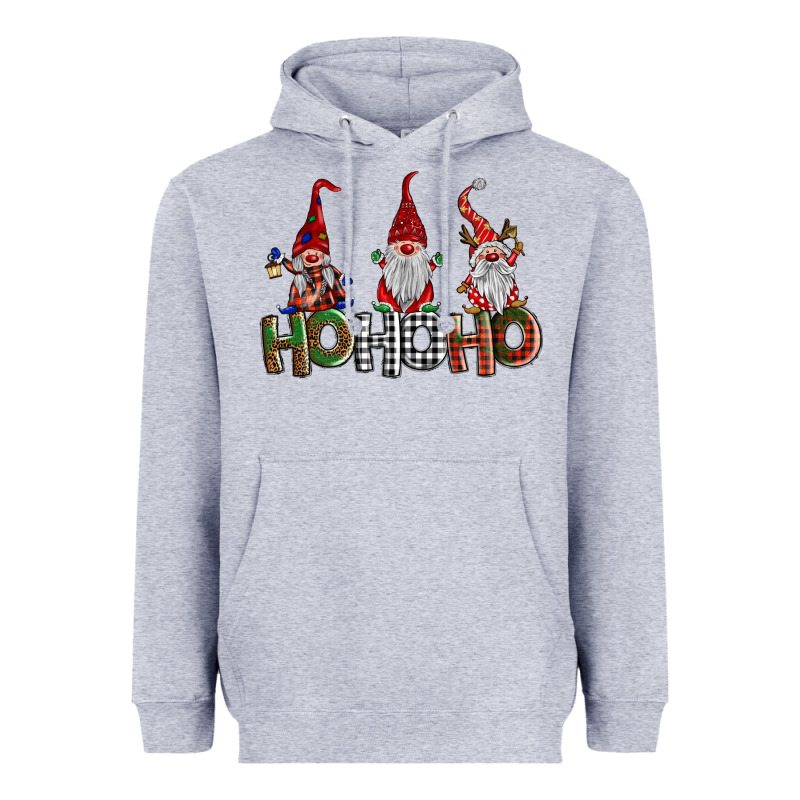 Ho Ho. Ho Gnomes Heavyweight Hoodie by BarkalooDesign | Teevron