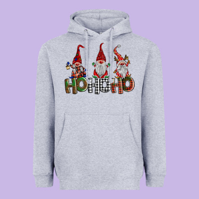 Ho Ho. Ho Gnomes Heavyweight Hoodie Designed By Barkaloodesign